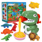M&auml;nguvaha plastiliin pastamasin dinosaurused loomad vormid komplekt lastele 40 osa click4toys