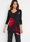 Lihtne suvine pluus naistele, BPC Collection, must, S/M