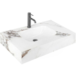 Seinale Kinnitatav Valamu Rea Aresa Cold Jade 80 Valge, 80X50X16,5Cm