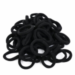 Elastsed juuksekummid, mustad, 100 tk.