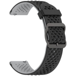 22 mm hingav silikoonist kellarihm, must/hall, Redmi Watch 5 jaoks