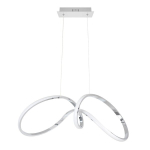 Milagro LED ripplamp TESORO CHROME 48W ML7952