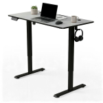 K&otilde;rgusreguleeritav laud Homestar Office Stand 120x60 cm must