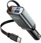 Joyroom 30w kiire autolaadija Usb-c, sisset&otilde;mmatav kaabel