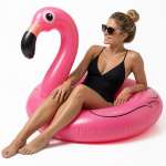 T&auml;ispuhutav ring &bdquo;Flamingo&ldquo; 102 cm &ndash; suur rannaring basseinis ja puhkamiseks, roosa