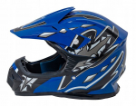 Laste mootorratta- ja BMX-t&otilde;ukeratta kiiver, t&auml;isn&auml;gu, suurus L 53-54 cm, L