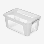 Prime Store kaanega hoiukast, 58x39x26,5 cm, 43 l, l&auml;bipaistev
