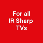 Nutiteler ja tarvik ONE FOR ALL URC1921 Remote Control for any Sharp TV - Black