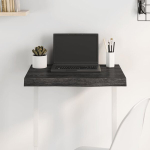 vidaXL lauaplaat, tumepruun, 60 x 40 x (2-6) cm, t&ouml;&ouml;deldud tammepuit
