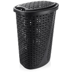 Plastist pesukott Orion, Skalbinių krep&scaron;ys plastikinis juoda 45 l