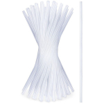 Joogipulgaid l&auml;bipaistev 50 tk 22 cm, &Scaron;iaudeliai skaidri 22 cm 50 vnt.