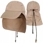 Fox Outdoor m&uuml;ts koos kaelakaitsega, Sahara, khaki