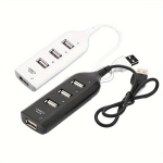 Kiir-USB-jaotur 4 pordiga Pickify, Juoda