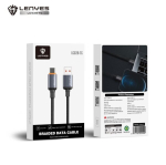 Keerdunud USB-A &ndash; USB-C kaabel 60 W 100 cm LC528 TC Lenyes