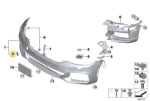 BMW 5 G30 G31 Eesmine Haagisabluuk Originaal 51118069068