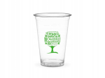 PLA Green Tree kruus 450 ml diameeter 96 mm 50 tk, PLA žalias medžio puodelis 450 ml 96 mm skersmuo 50 vnt.
