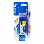 Pilot Frixion Clicker 0,7 sinine pliiats + 6 t&auml;itmist