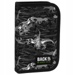 Kahepoolne pliiatsikott Derform Backup T-rex 21 tarvikuga