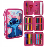 Kahepoolne Lilo and Stitch pliiatsikott 3 kambriga, Disney