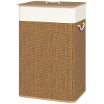 Bambusest pesukorv, 72 L, kaanega, 1 tk