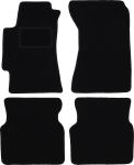 Mustad veluurmatid mudelitele: Subaru Impreza II GD sedaan, universaal (2000-2007)