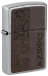Zippo tulemasin 46920 Brown Leather Emblem