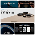 Spigen Ultra Hybrid T MagSafe korpus iPhone 16 Pro jaoks - Frost Rose Titanium