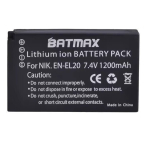 Aku Batmax EN-EL20 aku kaamerale