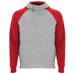 Laste Unisex kapuutsiga dressipluus LON1058 Hall - Punane