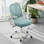 Kontoritool, v&otilde;rkmaterjalist ergonoomiline, 63x63x92-100 cm, sinine