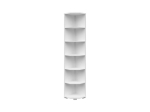 Riiul MultiDo, 39,5x39,5x213 cm, valge