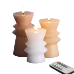 LED-leegid akude ja puldiga, 3 tk