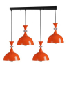 Opviq ripplamp 9023-6, oranž/must