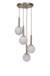 Opviq rippvalgusti 9055-4, kuldne/valge