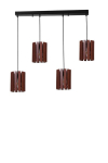 Opviq rippvalgusti 9074-6, pruun/must