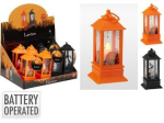 LED Halloweeni latern, 12,5x5,6x5,6 cm
