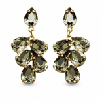 K&otilde;rvar&otilde;ngad &bdquo;Amber II (Black Diamond)&ldquo; Preciosa&reg; kristallidega