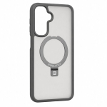 Evelatus Samsung Galaxy A17 4G / A17 5G Shield Case With MagSafe & Stand Matte Ring Smoke Grey