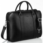 Pehmest &ouml;konahast arvutikott Peterson 14&Prime; A4 5 taskuga, must