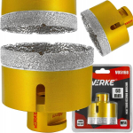 Verke teemantpuur kroon frees m14 68mm gresile glasuurile plaatidele vastupidav