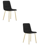 2-osaline s&ouml;&ouml;gitoolide komplekt Kara, must/kuldne