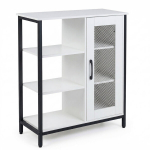Hoiukapp 70x30x81 cm Valge Metallraam