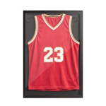 Jersey raamiga vitriinkarp 80x60x2,5 cm must