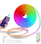 4m RGB neoonriba, 12V IP65, Tuya WiFi, EL toiteplokk