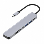 7-&uuml;hes USB-C jaotur MacBook Pro jaoks, hall, 1 tk, Variantas 1