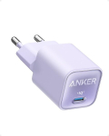 Universaalne laadija Anker 511 Nano III GaN 30W PD PIQ 3.0 USB-C, lilla