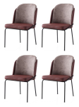 4-osaline s&ouml;&ouml;gitoolide komplekt Dore - 197, punane/must, Tool, Dore - 197 V4, 62x75 cm, Raud