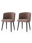 2-osaline s&ouml;&ouml;gitoolide komplekt Soft - 4111, must/pruun, Tool, pehme - 4111 V2, p&ouml;&ouml;gijalad, 57x81x57 cm, pruun