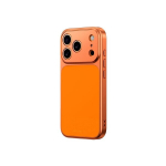 Oranžine AmazingThing iPhone 17 Pro telefonui m&otilde;eldud kaitsekott, mis katab t&auml;ielikult.