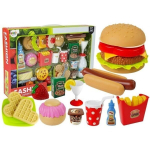 M&auml;ngutoidukomplekt Lean Toys Burgerid